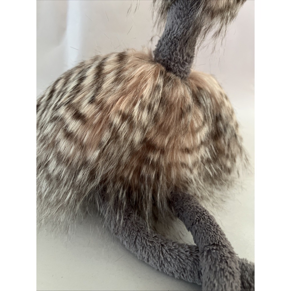 Jellycat London Odette Ostrich Plush Soft Toy Gray Pink Stuffed Animal - Picture 5 of 12